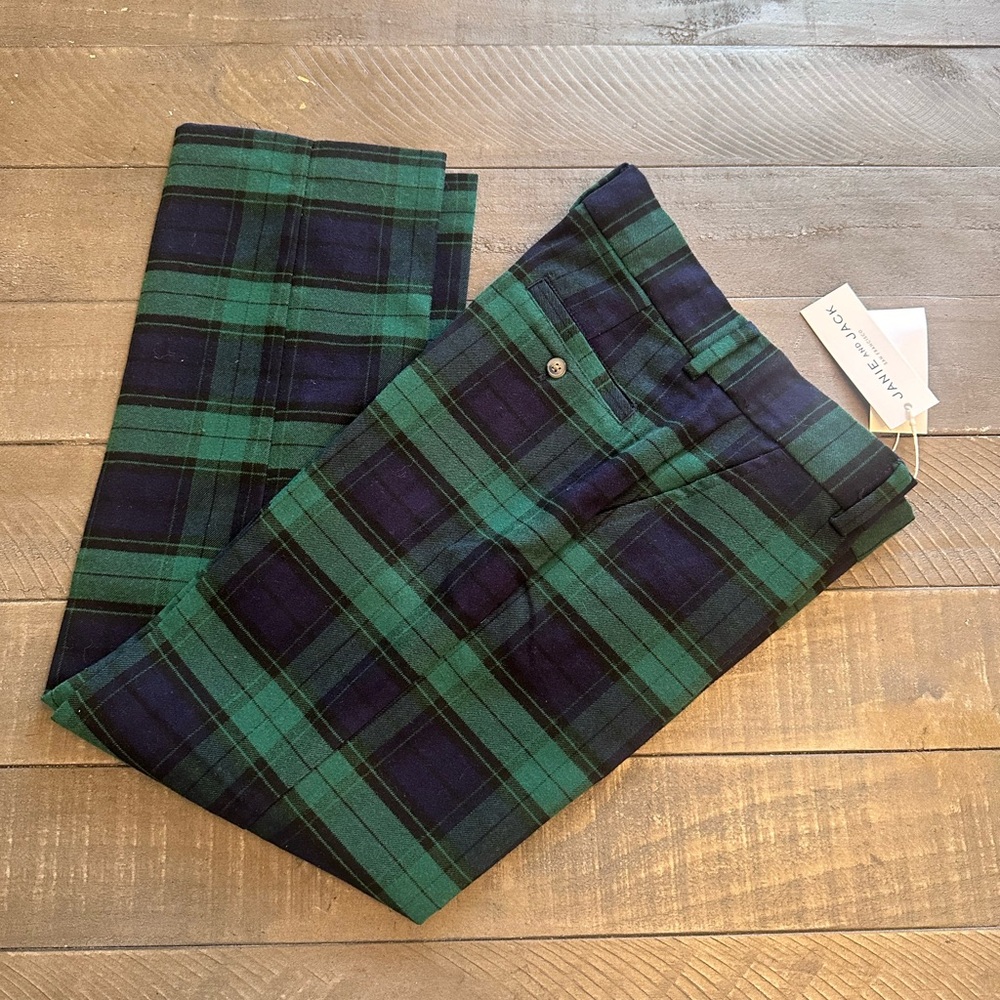 NWT Janie and Jack THE TARTAN HOLIDAY PANT